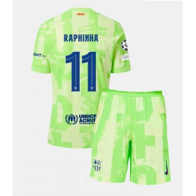 Barcelona Raphinha Belloli #11 3rd Trikot 2024-25 Kurzarm (+ kurze hosen)